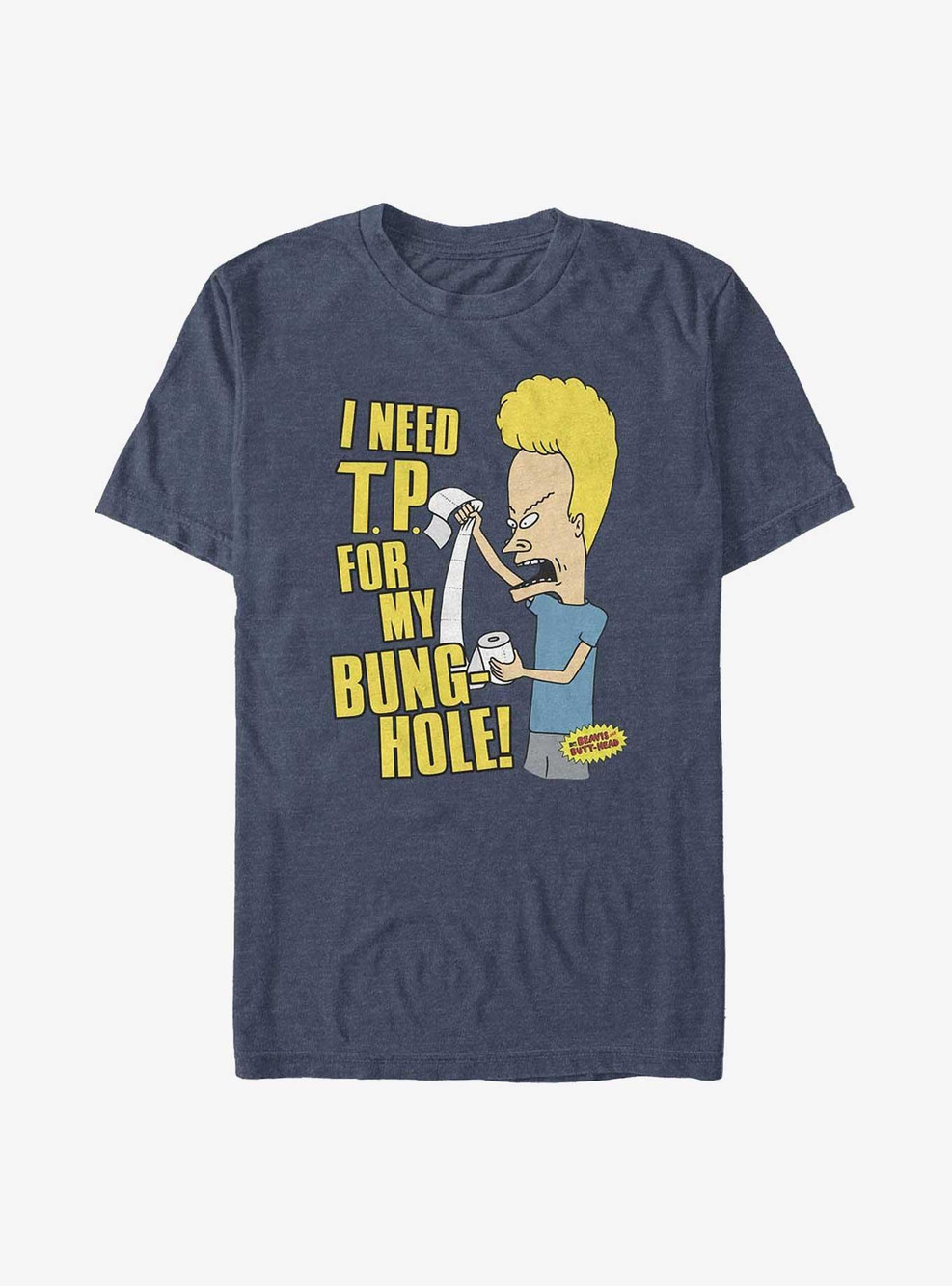 Beavis And Butt-Head T.P. For My Bung Hole Big & Tall T-Shirt